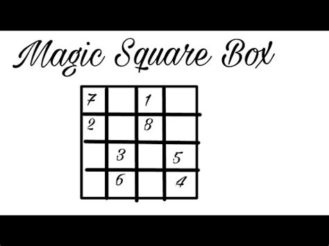 Magic square javq
